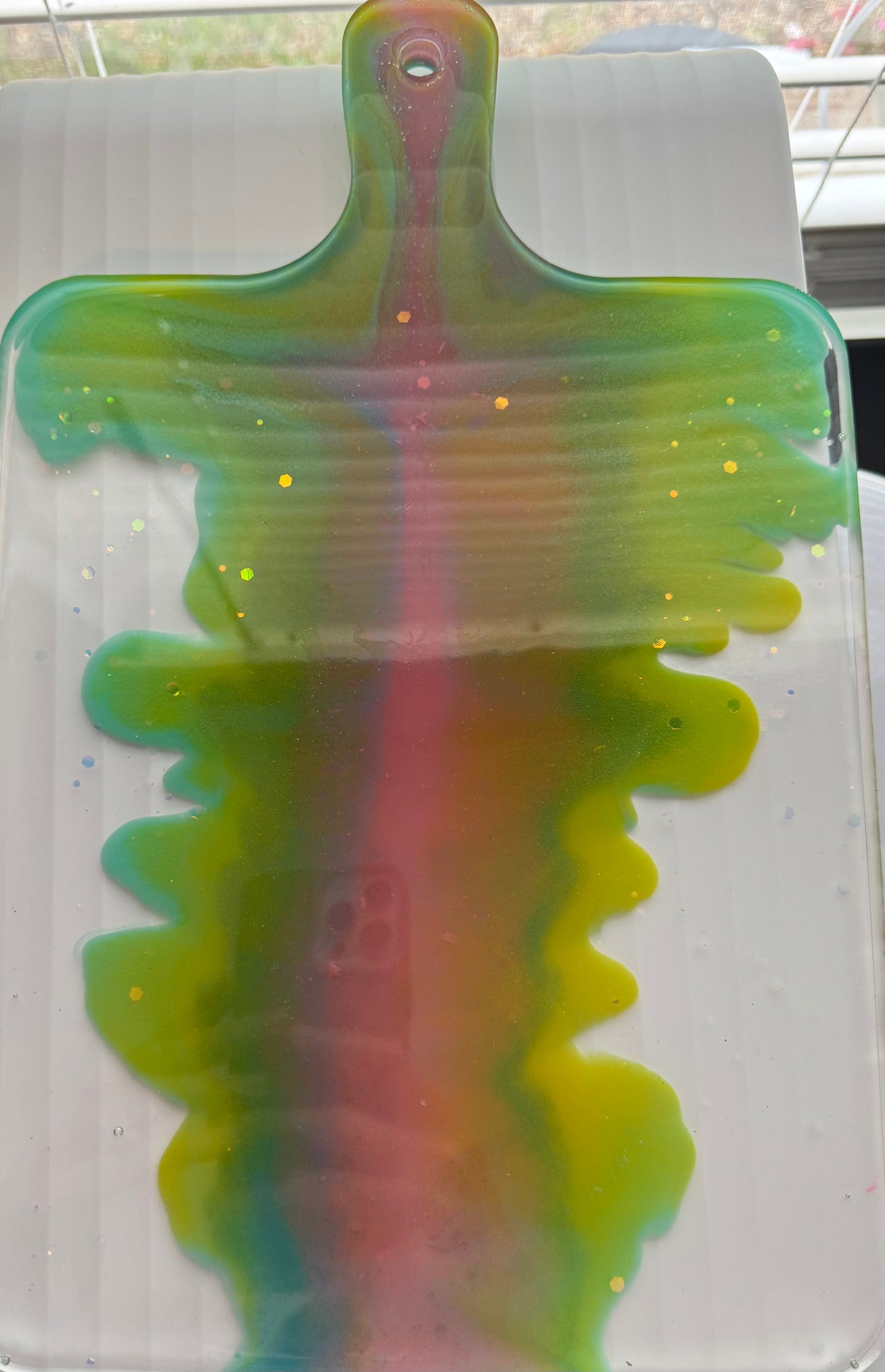 Lava lamp cutting board