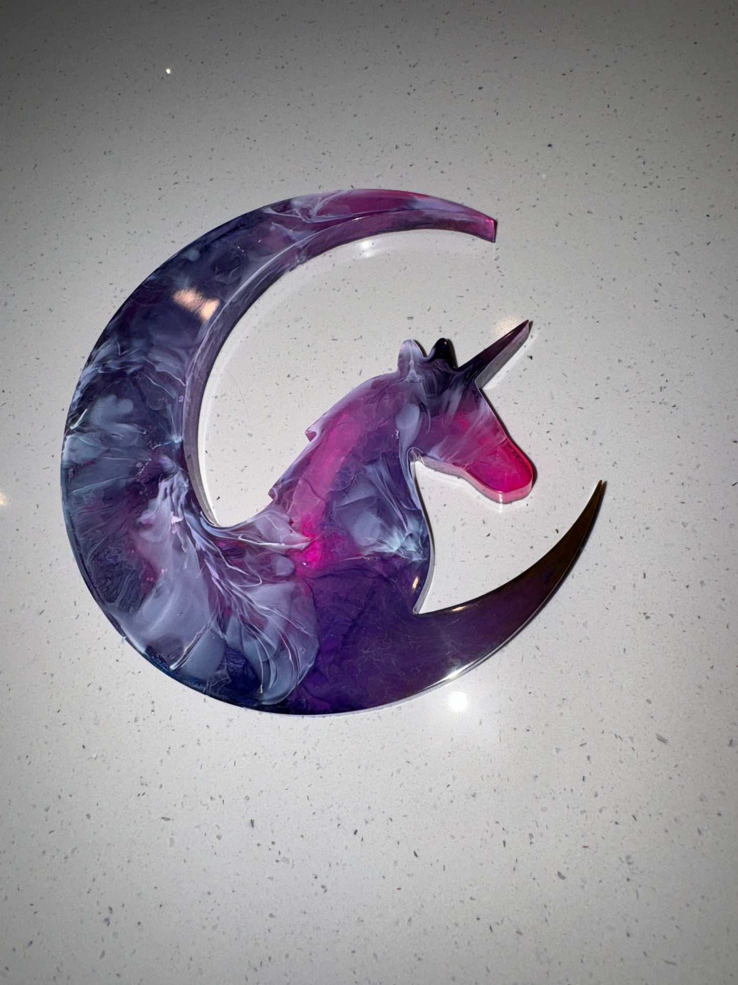 Customized unicorn/moon window hanger