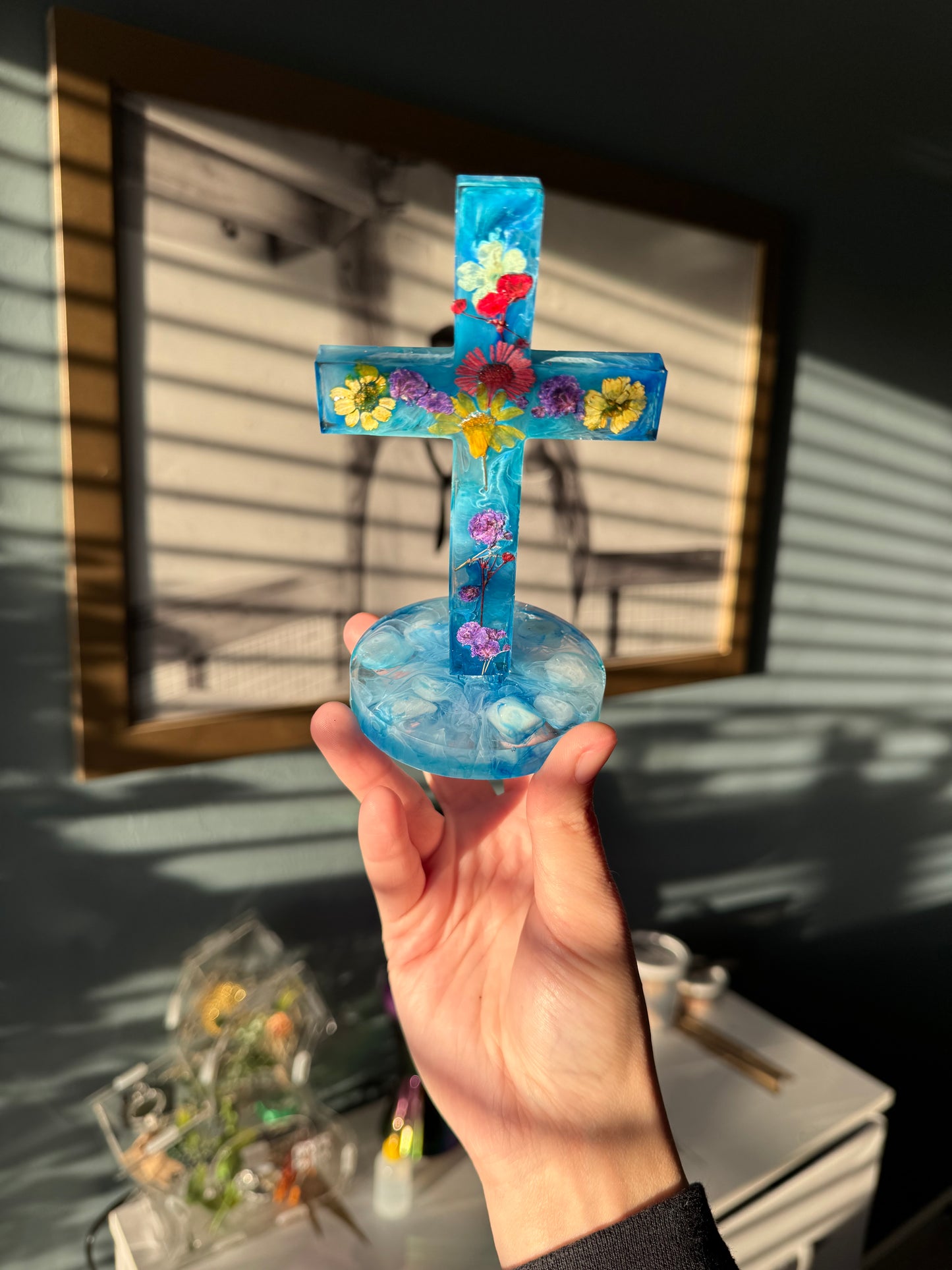 Customized cross on TikTok live