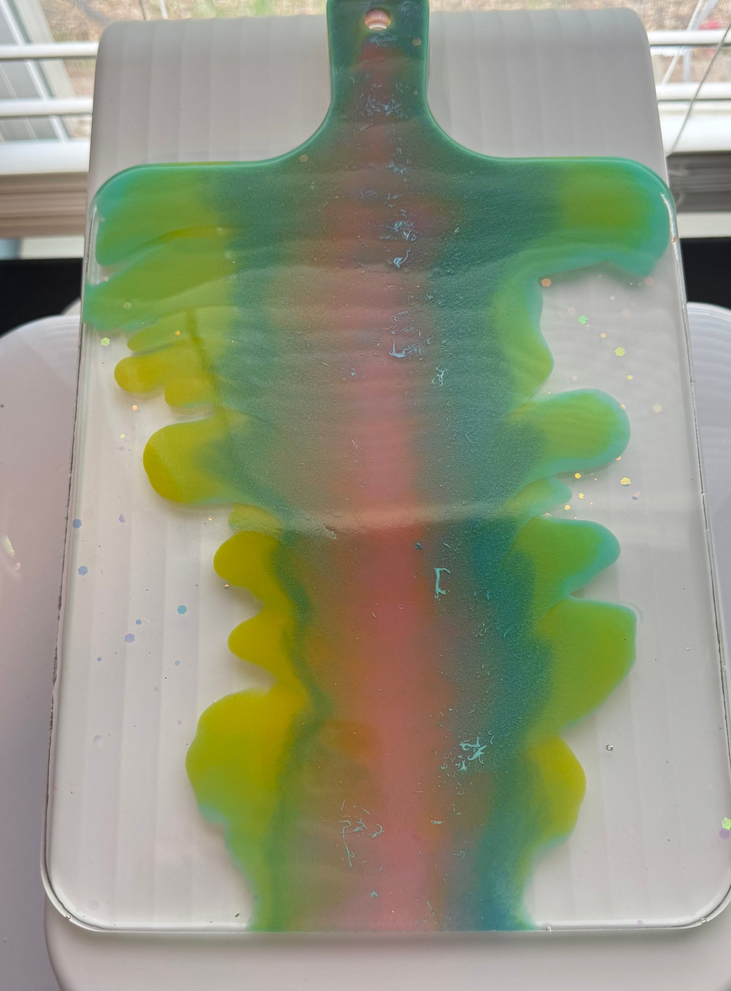 Lava lamp cutting board