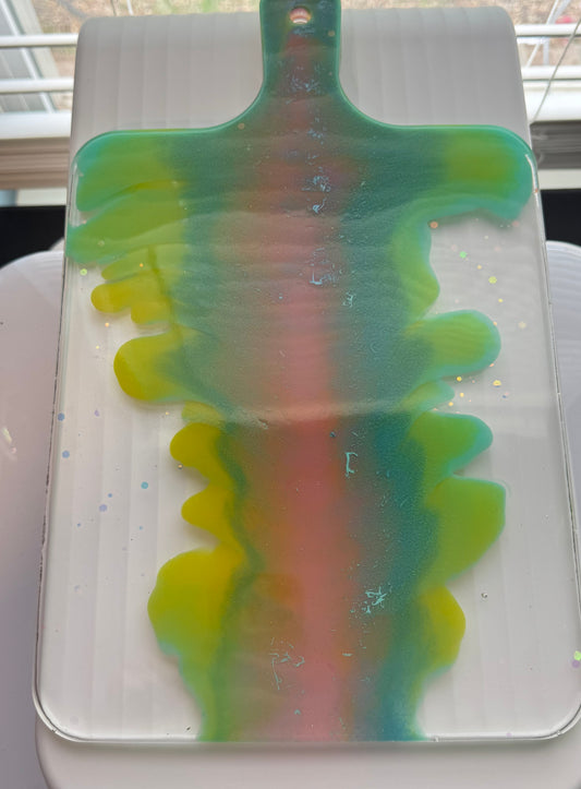 Lava lamp cutting board